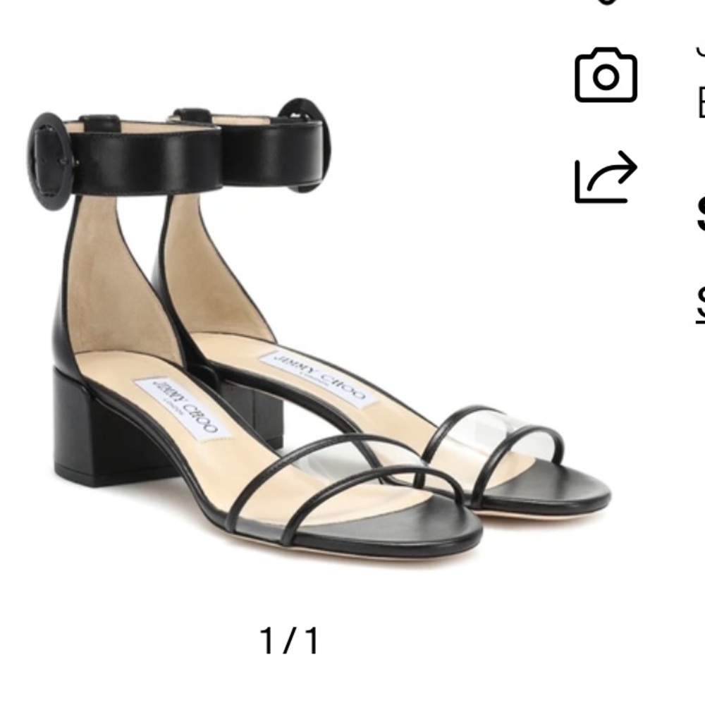 Jimmy Choo Black Heels Elegant Design